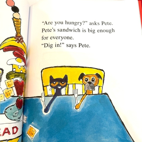2 Pete the Cat Hardcover Books for Elementary School Kids 4 Stories Total - Picture 2 of 6